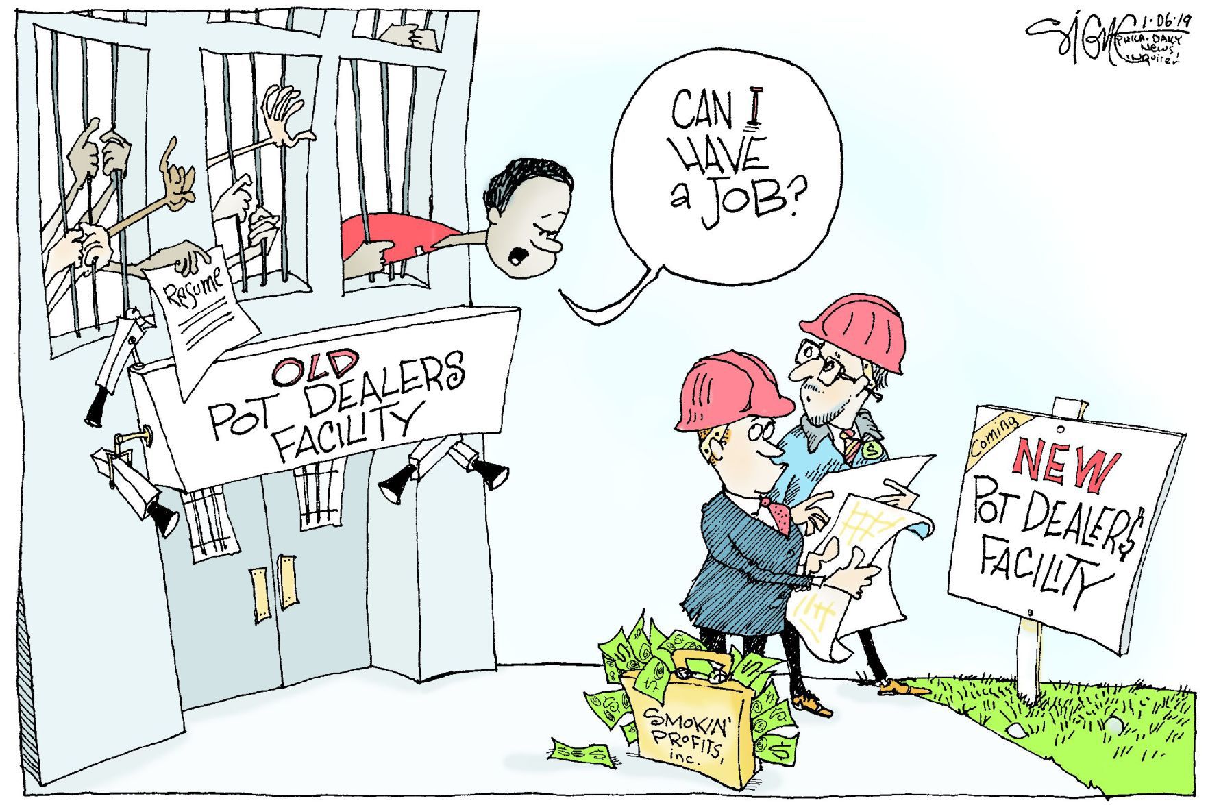 Signe Wilkinson cartoon